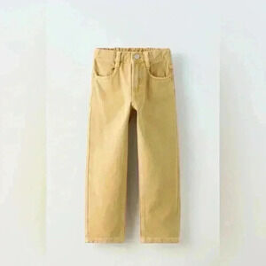 59. Zara New boys Pastel orange flared jeans these are from size 11-12
